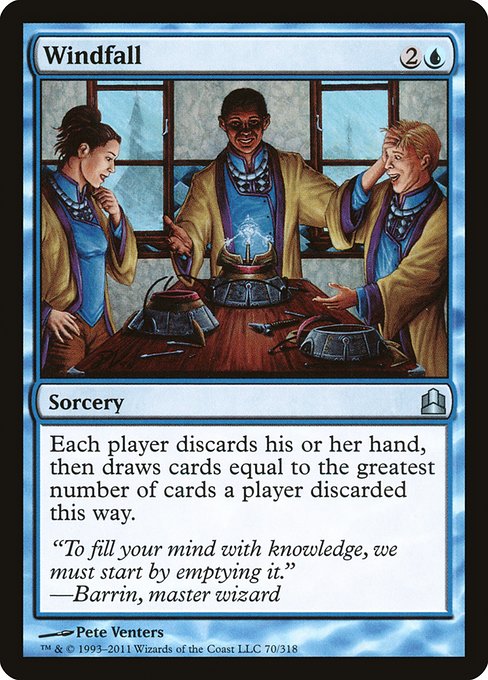 Commander 2011 - 70 - Windfall - Uncommon - U - Non-foil (Front)