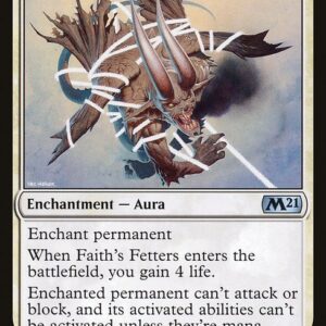 Core Set 2021 - 17 - Faith's Fetters - Uncommon - W - Non-foil