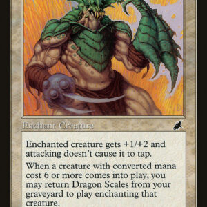 Scourge - 10 - Dragon Scales - Common - W - Non-foil (Front)
