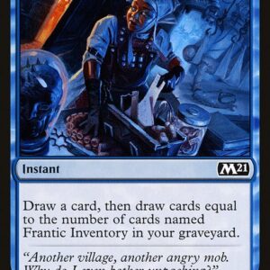 Core Set 2021 - 50 - Frantic Inventory - Common - U - Non-foil