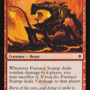 New Phyrexia - 84 - Furnace Scamp - Common - R - Non-foil (Front)