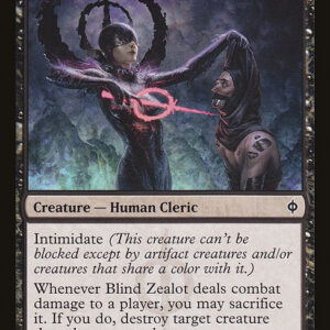 New Phyrexia - 52 - Blind Zealot - Common - B - Non-foil (Front)