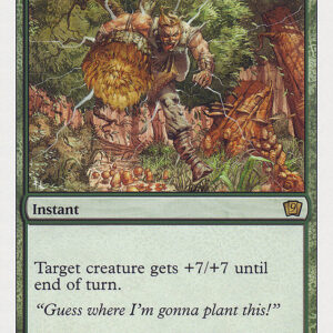 Ninth Edition - 255 - Might of Oaks - Rare - G - Non-foil (Front)