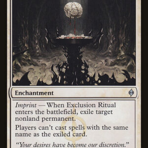New Phyrexia - 10 - Exclusion Ritual - Uncommon - W - Non-foil (Front)