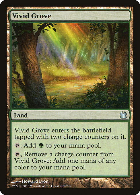 Modern Masters - 227 - Vivid Grove - Uncommon - C - Non-foil (Front)