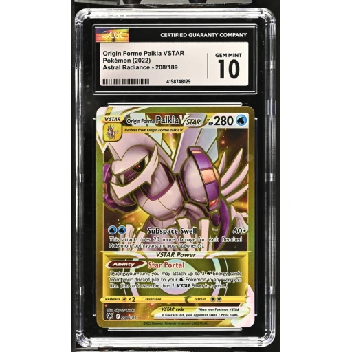 CGC 10 Gem Mint - 2022 Pokemon Astral Radiance Origin Forme Palkia VSTAR #208