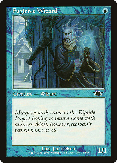 Legions - 38 - Fugitive Wizard - Common - U - Non-foil (Front)
