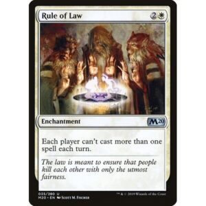 Core Set 2020 - 35 - Rule of Law - Uncommon - W - Non-foil