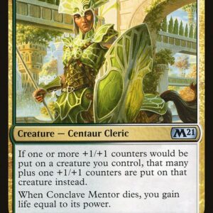 Core Set 2021 - 216 - Conclave Mentor - Uncommon - WG - Non-foil