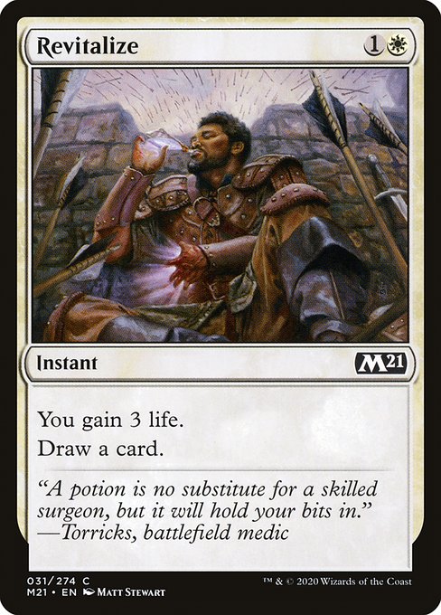 Core Set 2021 - 31 - Revitalize - Common - W - Non-foil
