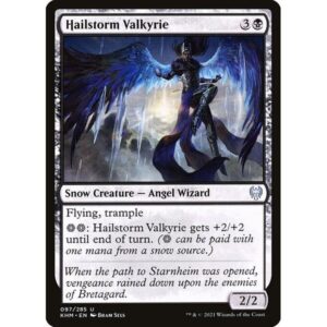 Kaldheim - 97 - Hailstorm Valkyrie - Uncommon - B - Non-foil
