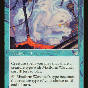 Scourge - 43 - Mistform Warchief - Uncommon - U - Non-foil (Front)