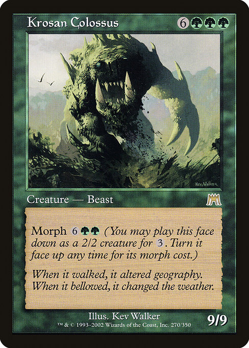 Onslaught - 270 - Krosan Colossus - Rare - G - Non-foil (Front)
