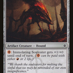 New Phyrexia - 139 - Immolating Souleater - Common - C - Non-foil (Front)