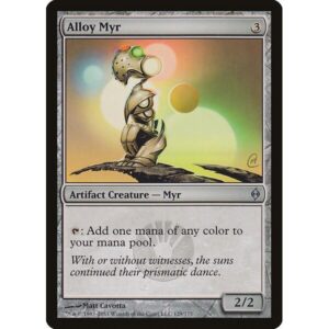 New Phyrexia - 129 - Alloy Myr - Uncommon - C - Non-foil (Front)