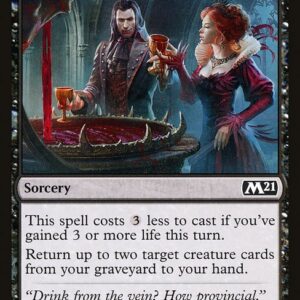 Core Set 2021 - 121 - Sanguine Indulgence - Common - B - Non-foil