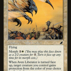 Scourge - 4 - Aven Liberator - Common - W - Non-foil (Front)