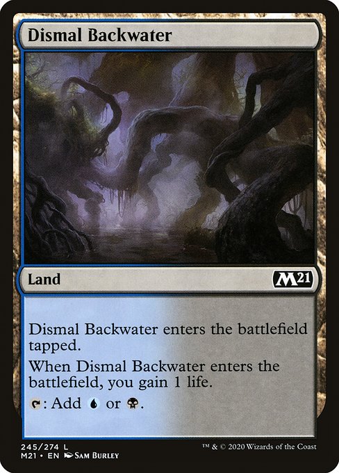 Core Set 2021 - 245 - Dismal Backwater - Common - C - Non-foil