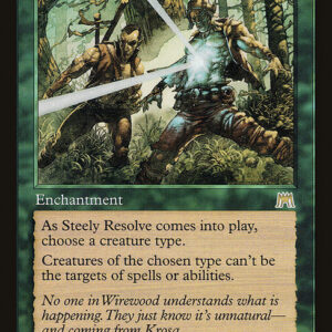 Onslaught - 286 - Steely Resolve - Rare - G - Non-foil (Front)