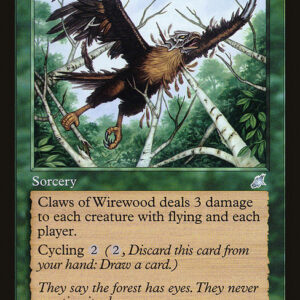 Scourge - 114 - Claws of Wirewood - Uncommon - G - Non-foil (Front)
