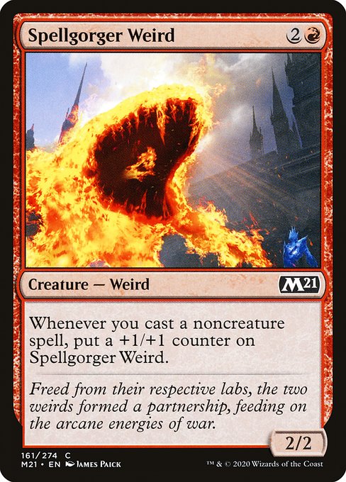 Core Set 2021 - 161 - Spellgorger Weird - Common - R - Non-foil