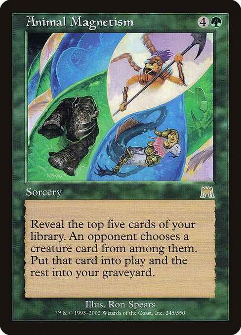 Onslaught - 245 - Animal Magnetism - Rare - G - Non-foil (Front)