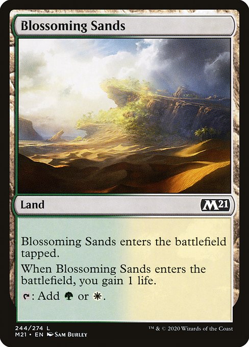 Core Set 2021 - 244 - Blossoming Sands - Common - C - Non-foil