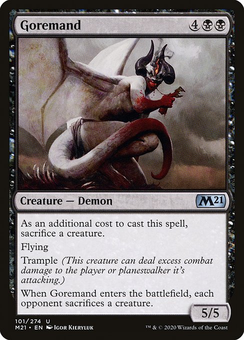 Core Set 2021 - 101 - Goremand - Uncommon - B - Non-foil