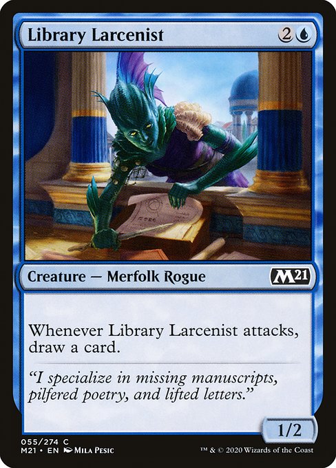Core Set 2021 - 55 - Library Larcenist - Common - U - Non-foil