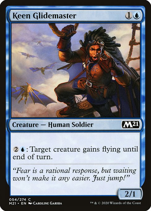 Core Set 2021 - 54 - Keen Glidemaster - Common - U - Non-foil