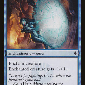 New Phyrexia - 34 - Defensive Stance - Common - U - Non-foil (Front)