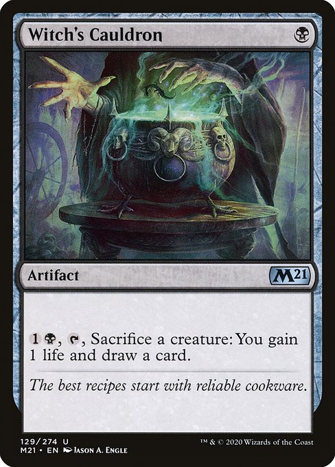 Core Set 2021 - 129 - Witch's Cauldron - Uncommon - B - Non-foil