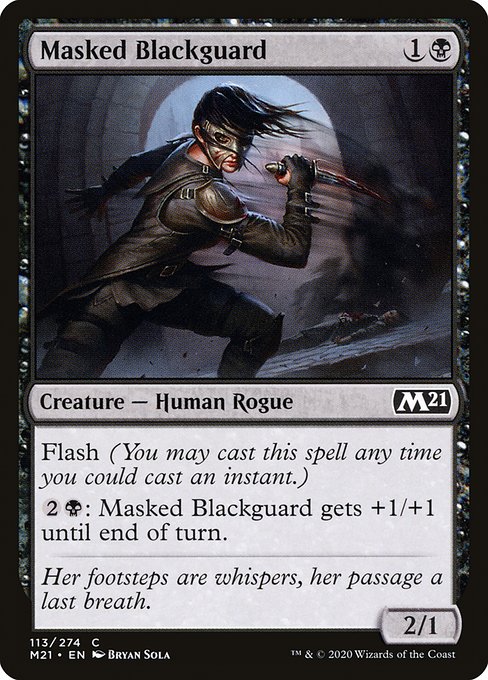Core Set 2021 - 113 - Masked Blackguard - Common - B - Non-foil