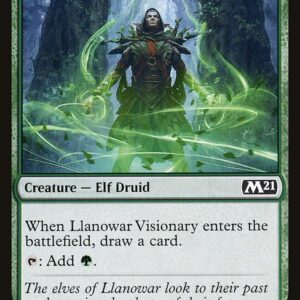 Core Set 2021 - 193 - Llanowar Visionary - Common - G - Non-foil