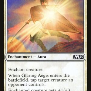 Core Set 2020 - 18 - Glaring Aegis - Common - W - Non-foil