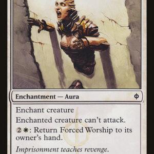 New Phyrexia - 11 - Forced Worship - Common - W - Non-foil (Front)