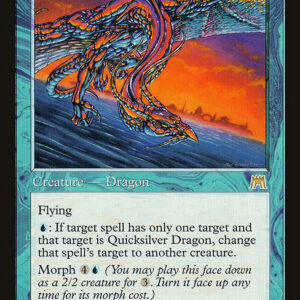 Onslaught - 103 - Quicksilver Dragon - Rare - U - Non-foil (Front)