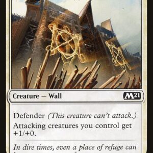 Core Set 2021 - 44 - Warded Battlements - Common - W - Non-foil