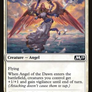 Core Set 2019 - 7 - Angel of the Dawn - Common - W - Non-foil