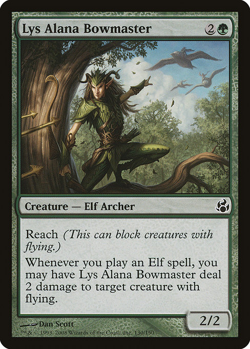 Morningtide - 130 - Lys Alana Bowmaster - Common - G - Non-foil (Front)