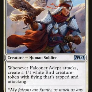 Core Set 2021 - 18 - Falconer Adept - Uncommon - W - Non-foil