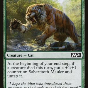 Core Set 2021 - 202 - Sabertooth Mauler - Common - G - Non-foil