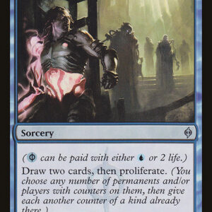 New Phyrexia - 47 - Tezzeret's Gambit - Uncommon - U - Non-foil (Front)