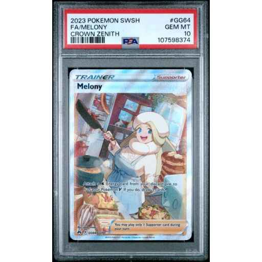 PSA 10 Gem Mint - 2023 Pokemon Crown Zenith Melony #GG64
