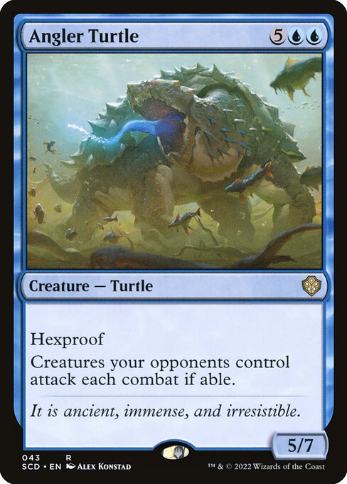 Starter Commander Decks - 43 - Angler Turtle - Rare - U - Non-foil (Front)
