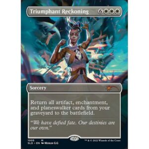 Secret Lair Drop - 1005 - Triumphant Reckoning - Mythic - W - Foil (Front)
