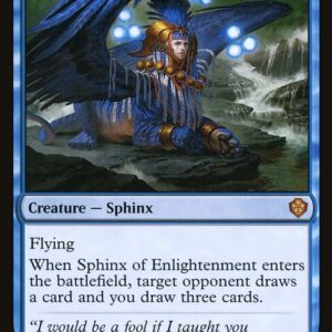 Starter Commander Decks - 61 - Sphinx of Enlightenment - Mythic - U - Non-foil (Front)