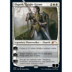 Secret Lair Drop - 1001 - Elspeth, Knight-Errant - Mythic - W - Non-foil (Front)
