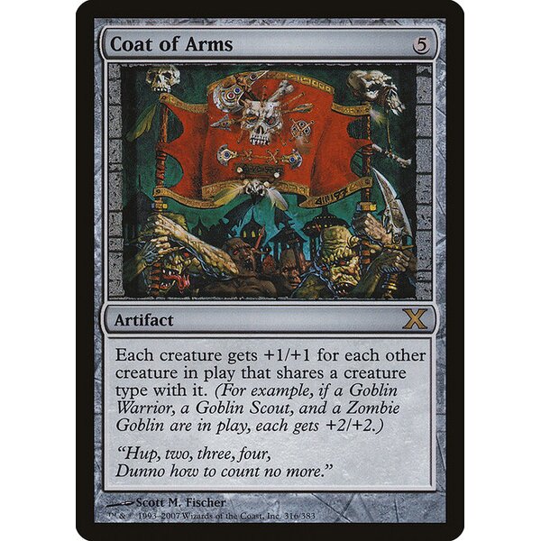 Tenth Edition - 316 - Coat of Arms - Rare - C - Non-foil (Front)