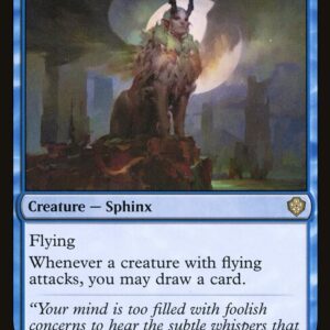 Starter Commander Decks - 64 - Windreader Sphinx - Rare - U - Non-foil (Front)